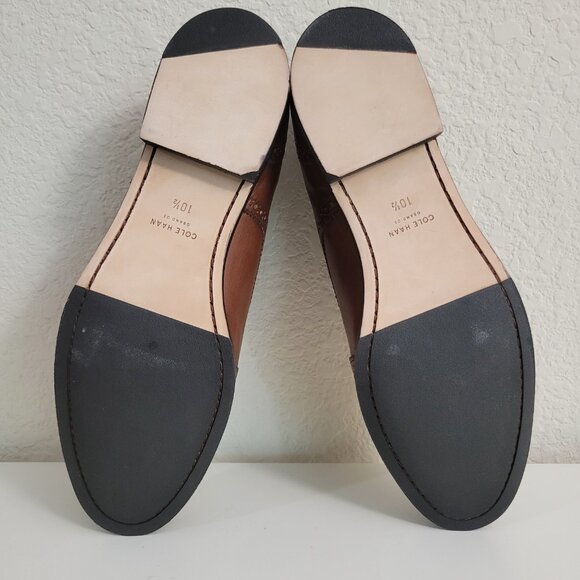 Cole Haan Carter Grand OS Wingtip Derby Oxford Leather Dress Shoes Men's 10.5 - Picture 5 of 6